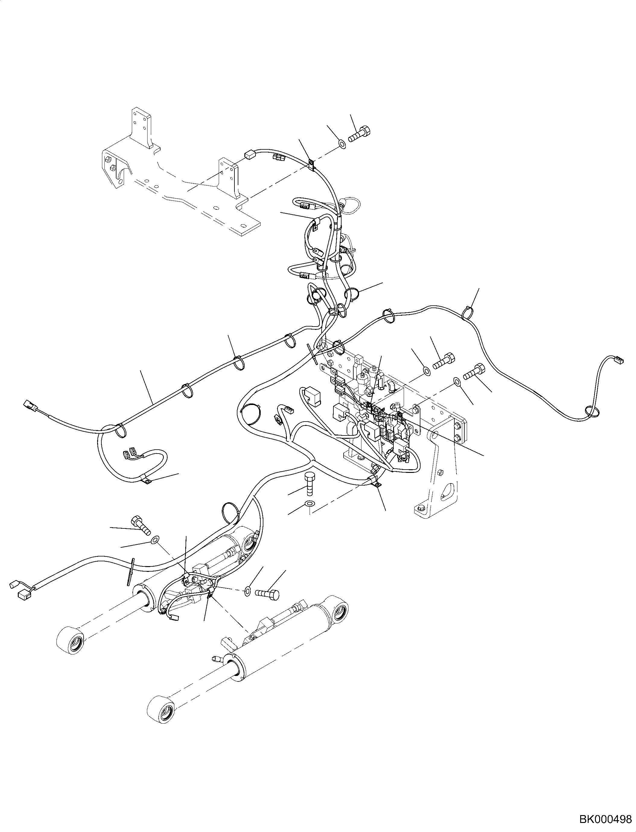 Жгут проводов 2A7-06-K1244 KOMATSU