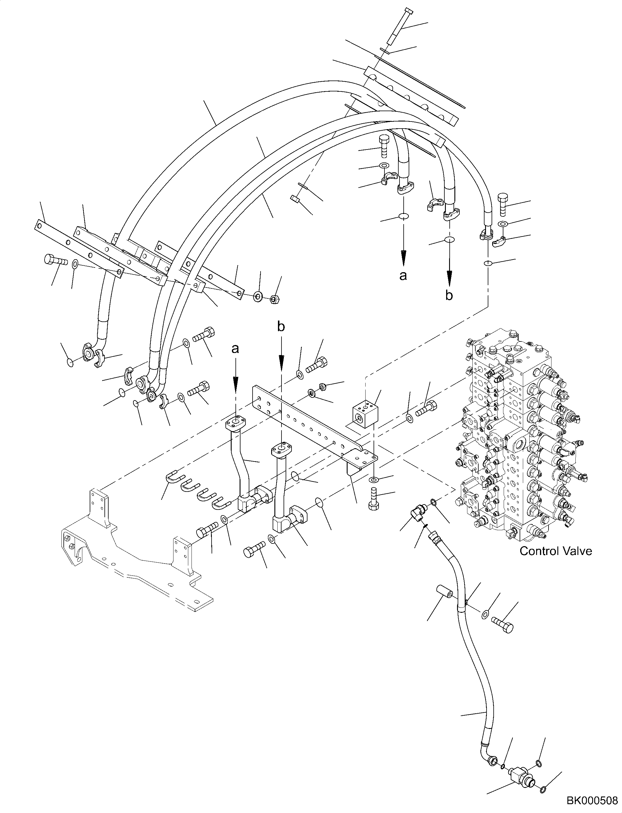 Шланг 07098-00524 KOMATSU