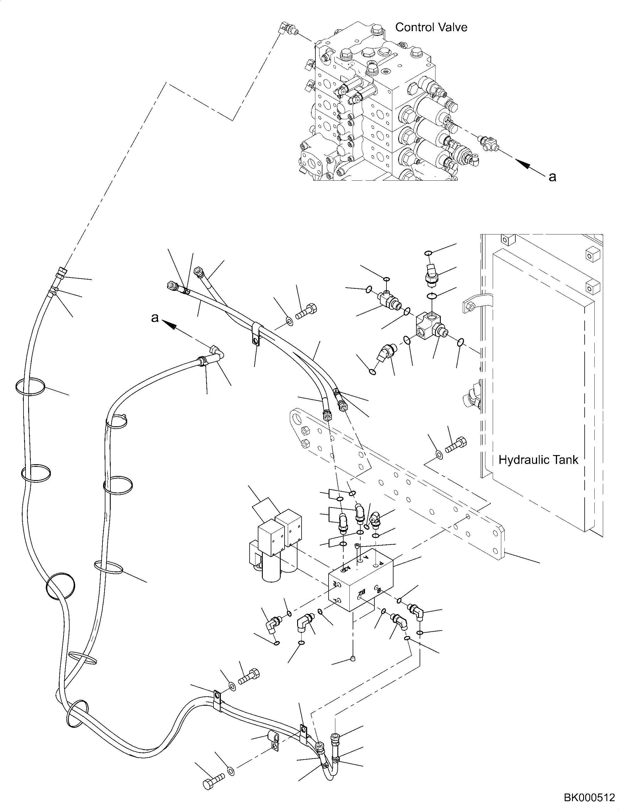 Шланг 02775-00228 KOMATSU