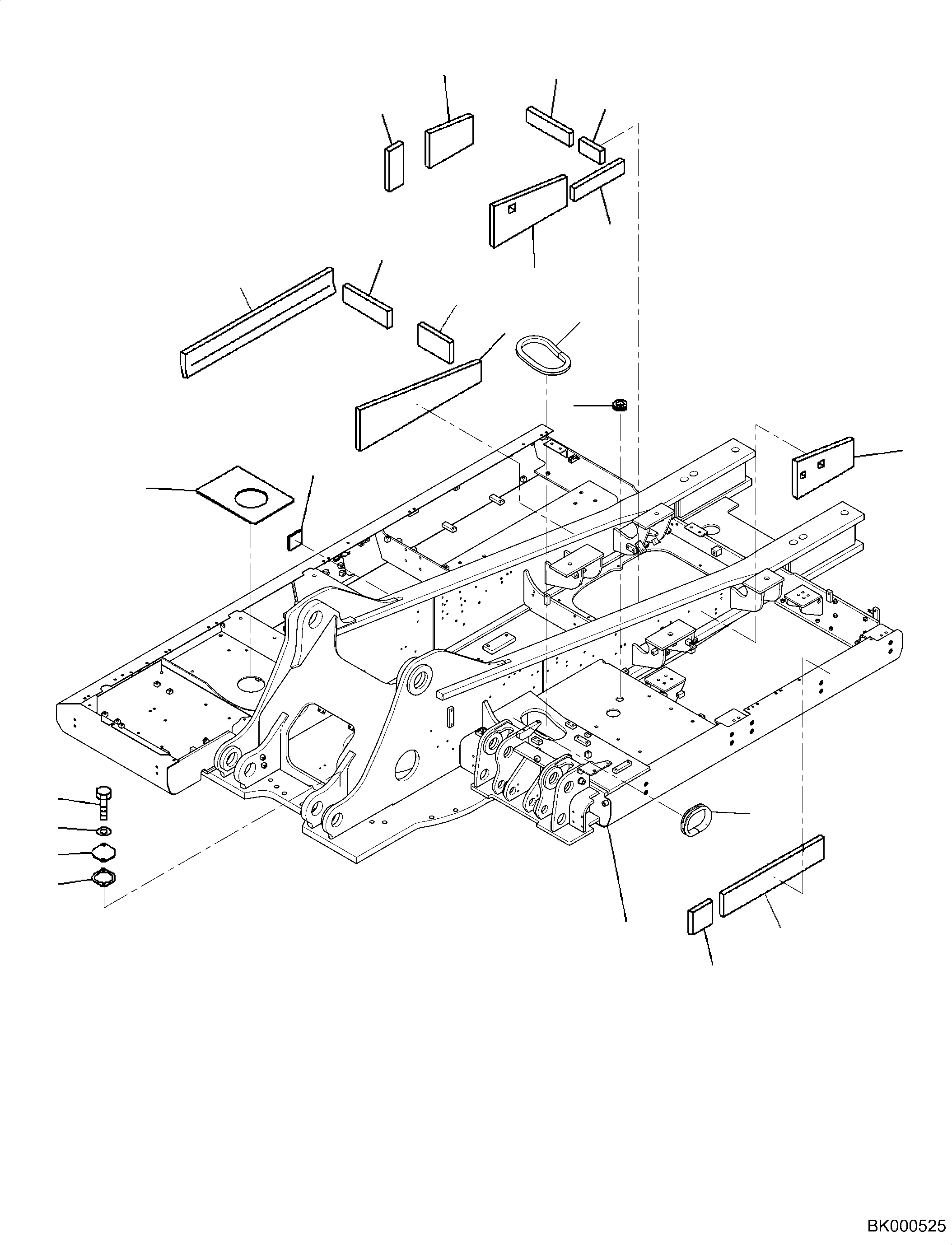 Проходная втулка 2A7-46-K1980 KOMATSU