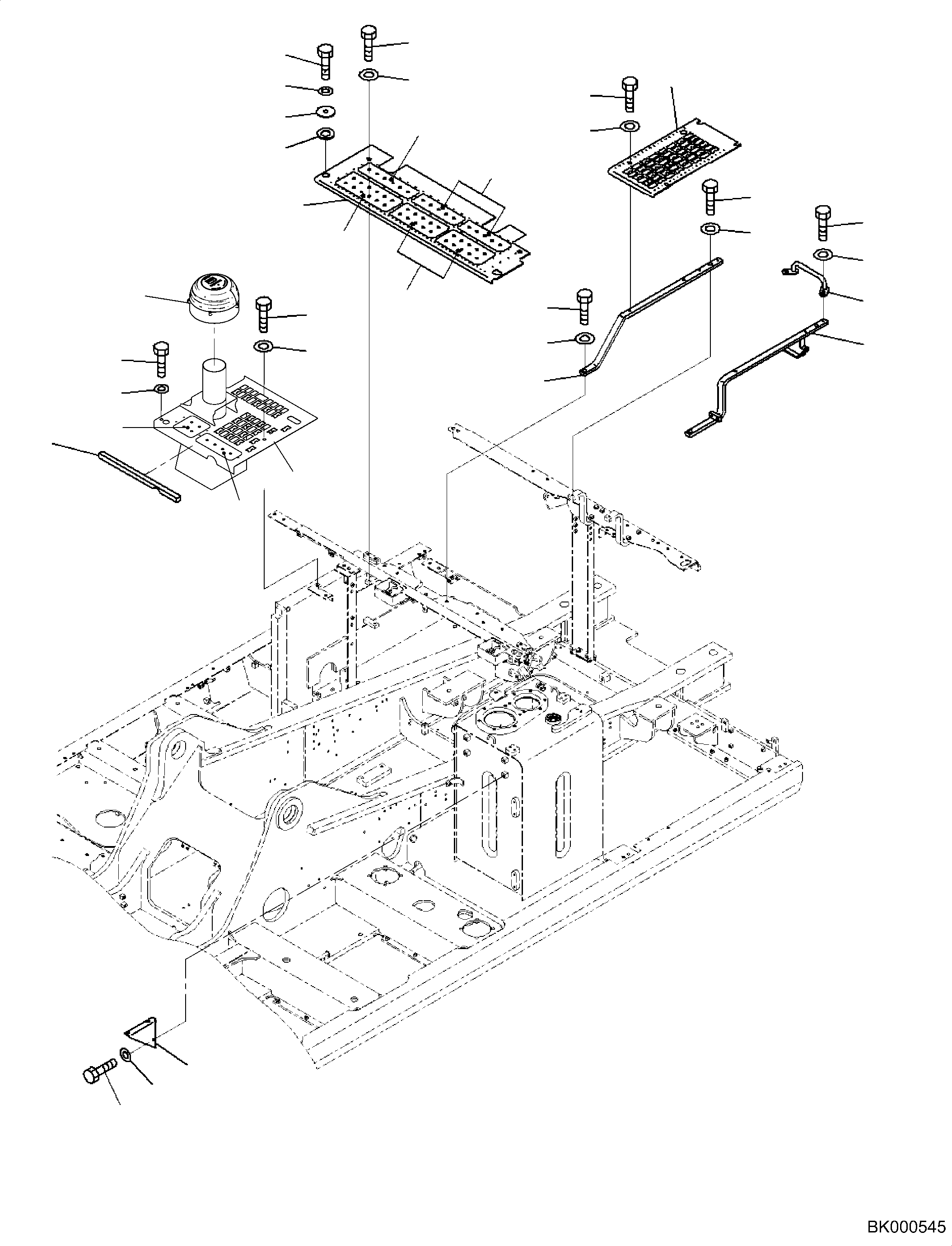 Пластина 2A7-00-K1160 KOMATSU