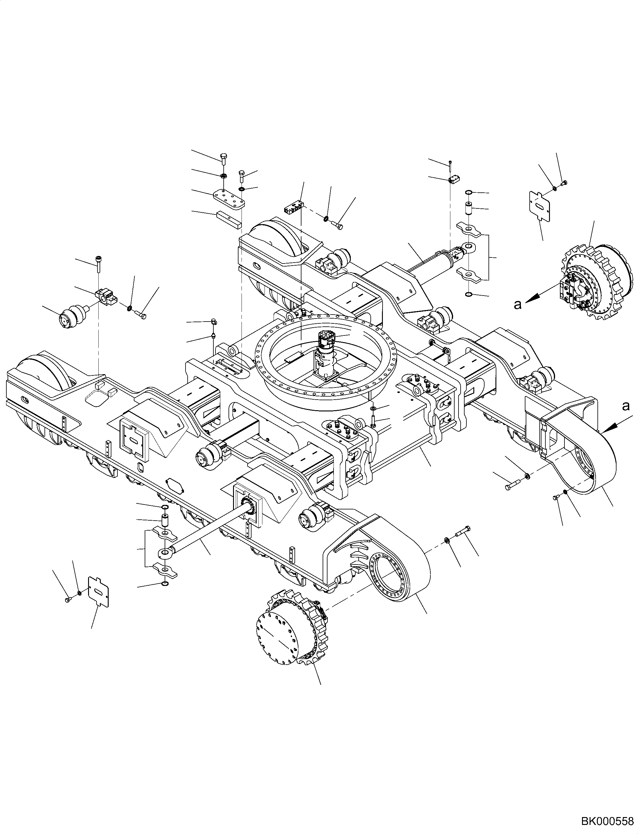 Опора 2A7-30-K1190 KOMATSU