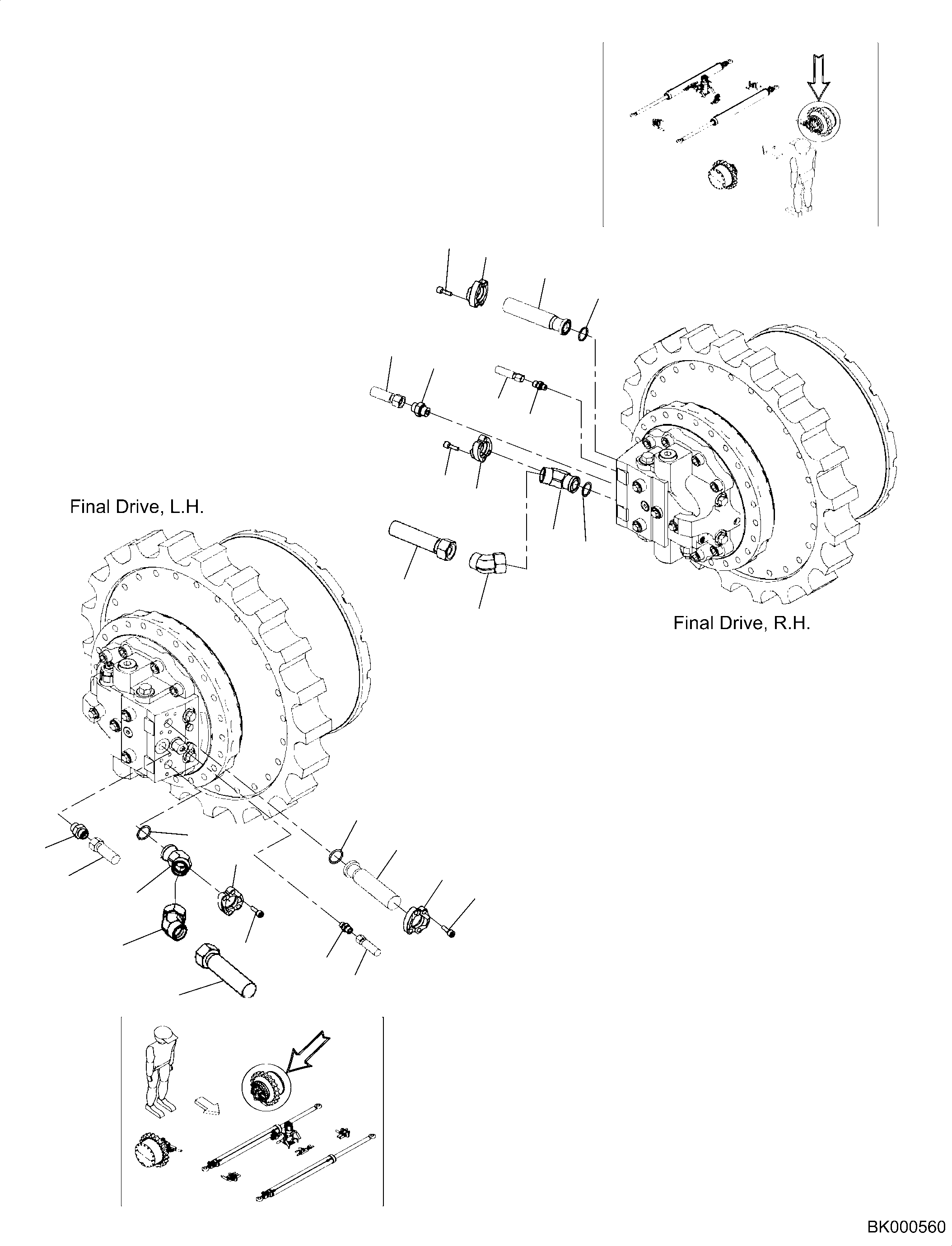 Угольник 2A7-30-K1340 KOMATSU