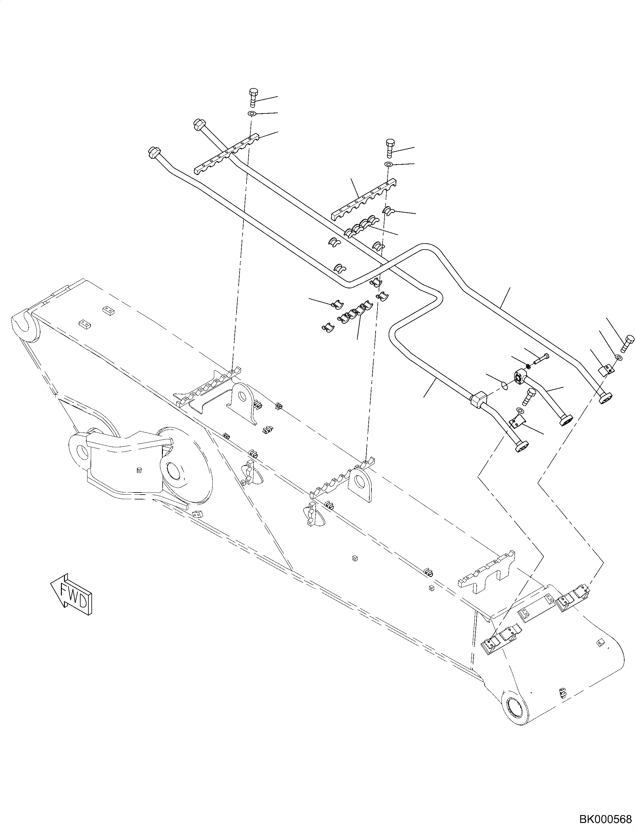 Хомут 207-62-KG251 KOMATSU