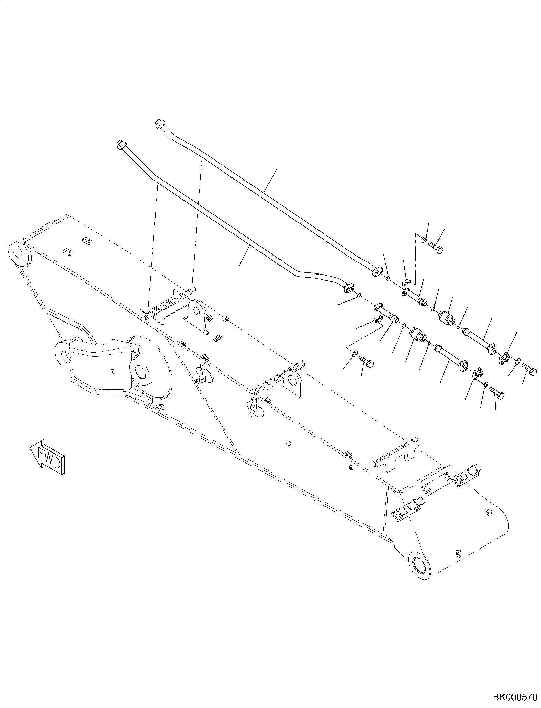 Клапан 2A7-62-K3331 KOMATSU