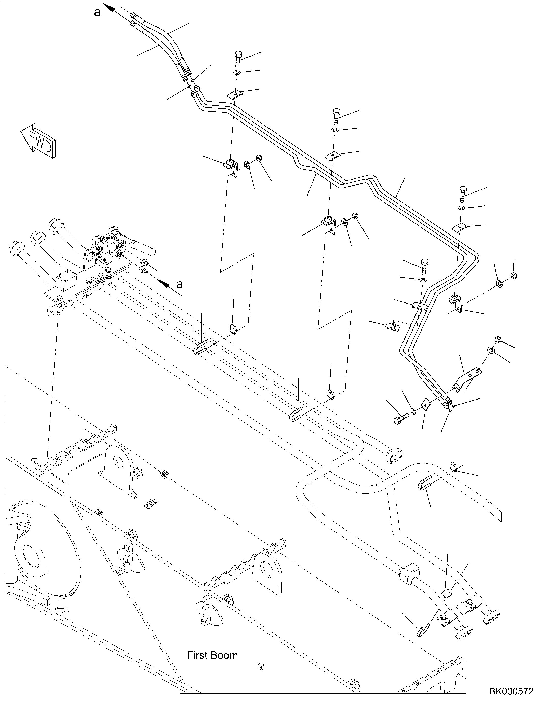 Шланг с торцевым уплотнением 02777-00204 KOMATSU