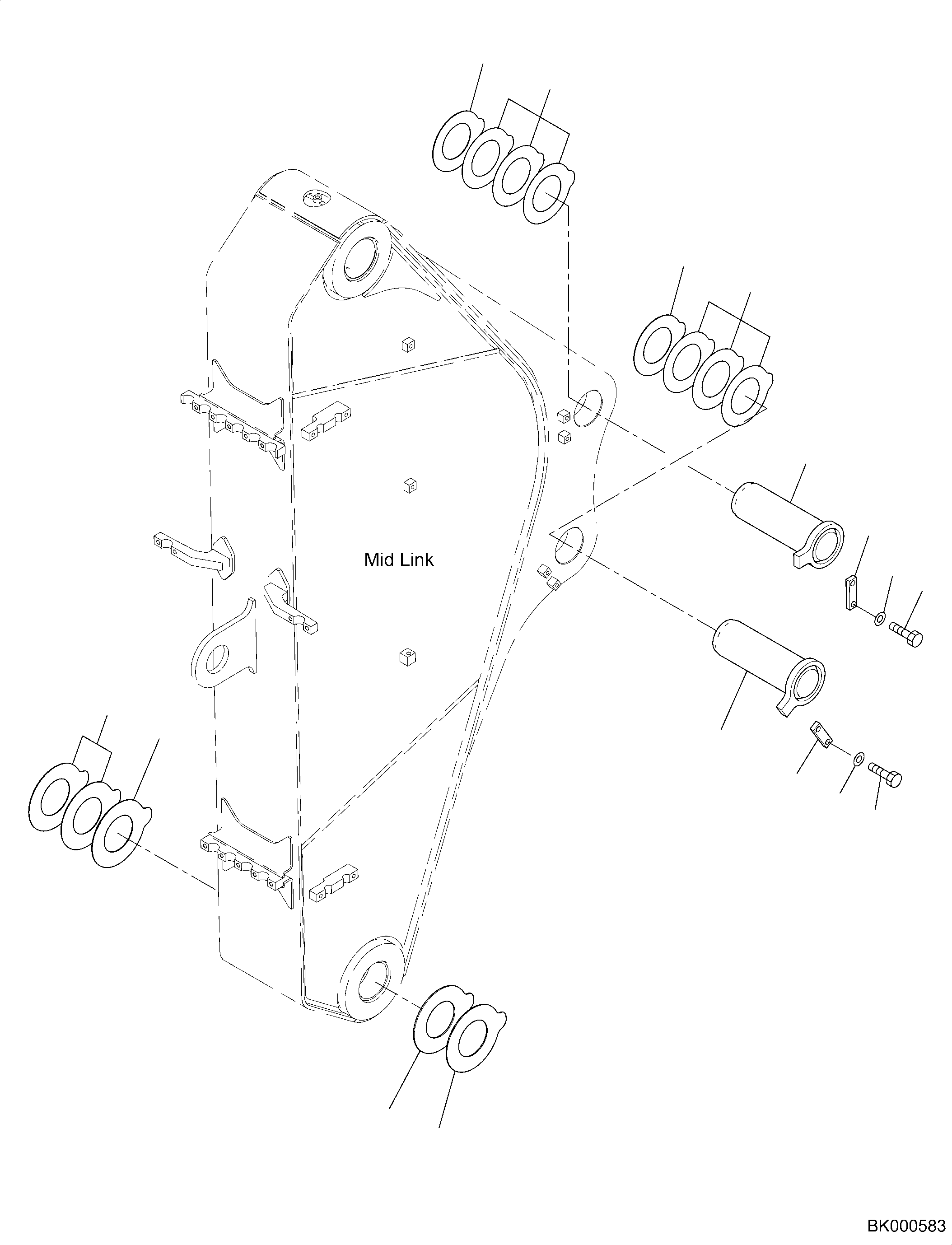Палец 207-70-87230 KOMATSU