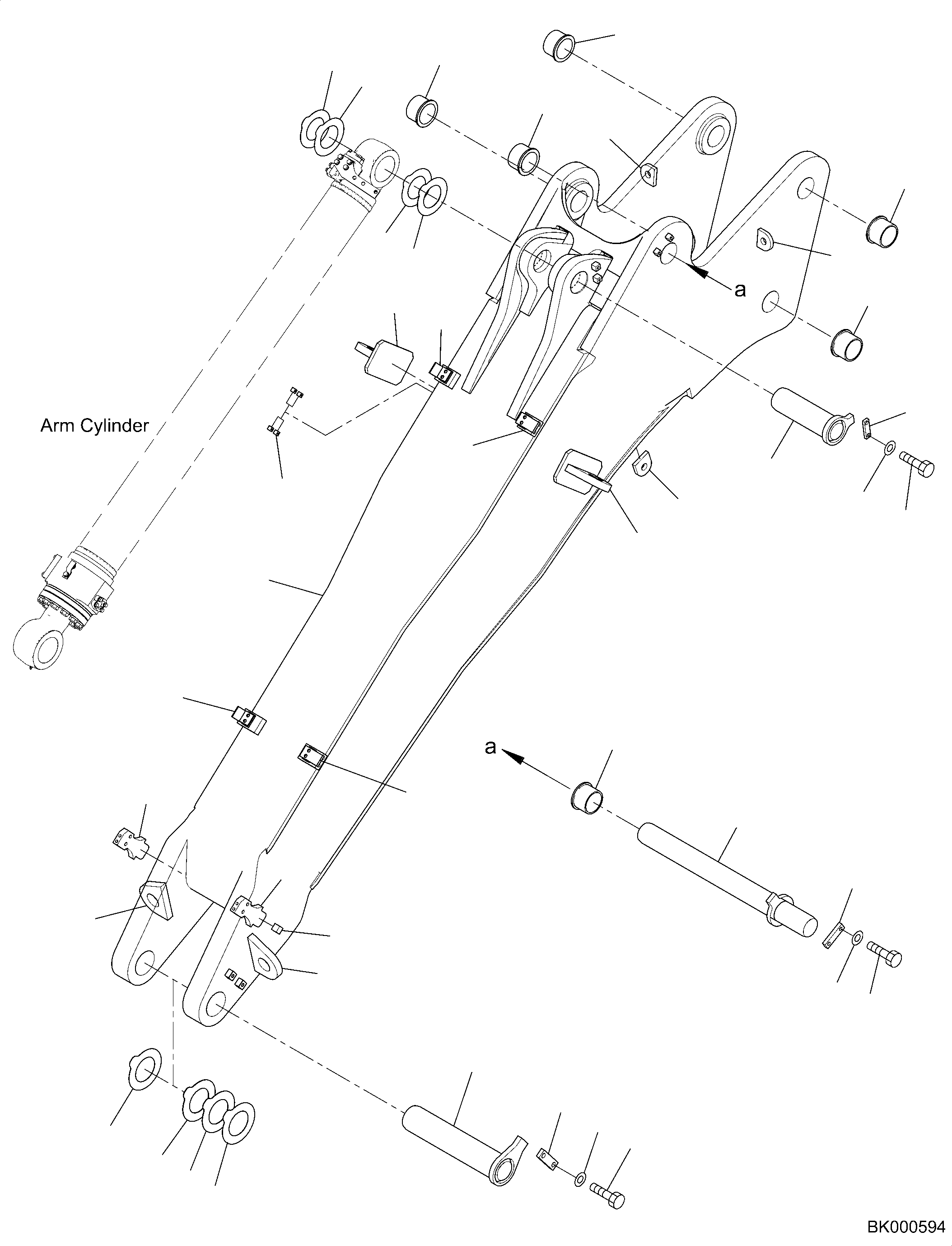 Палец 2A7-70-K1630 KOMATSU
