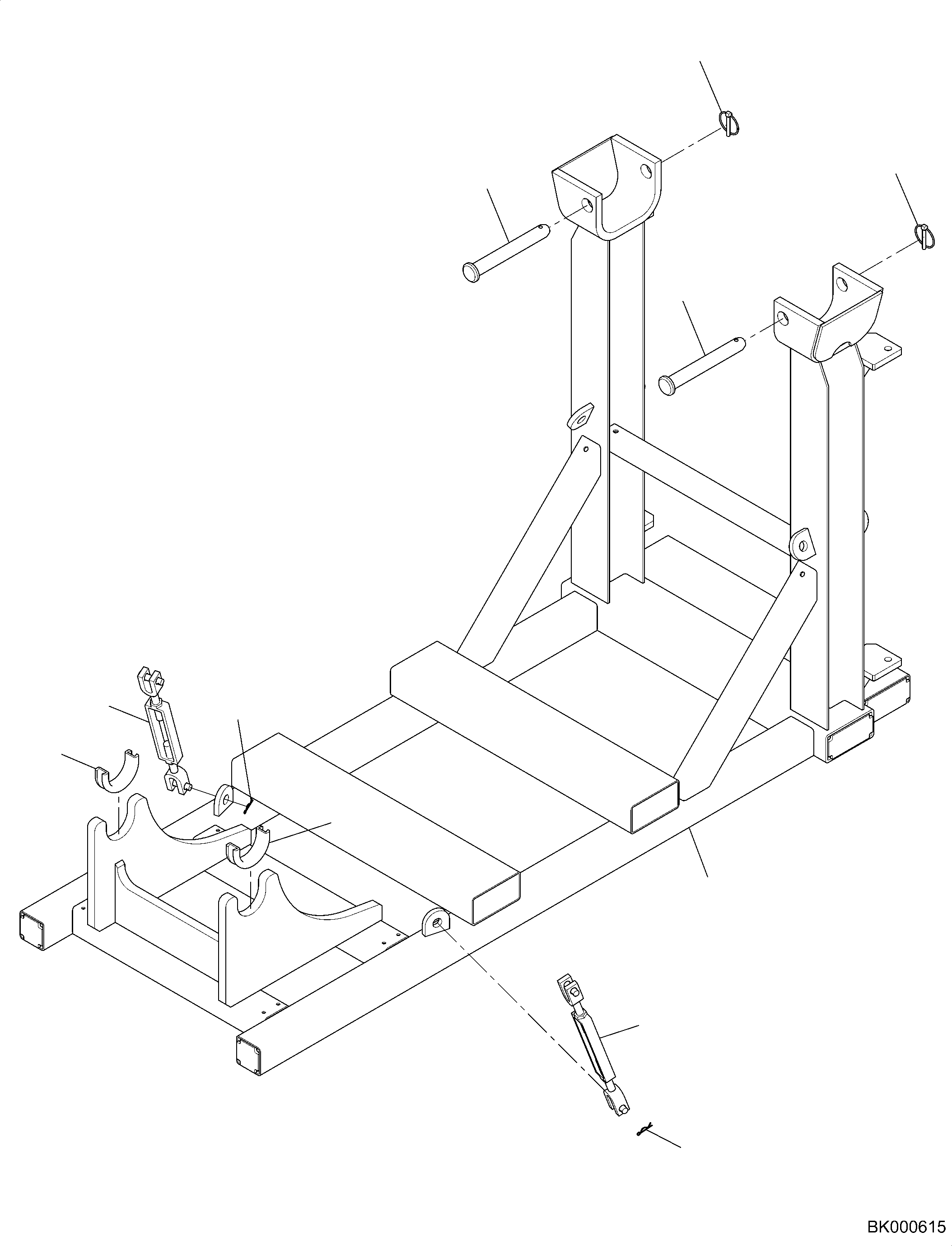 Stand Assembly, Ext Kit 2A7-818-K341 KOMATSU