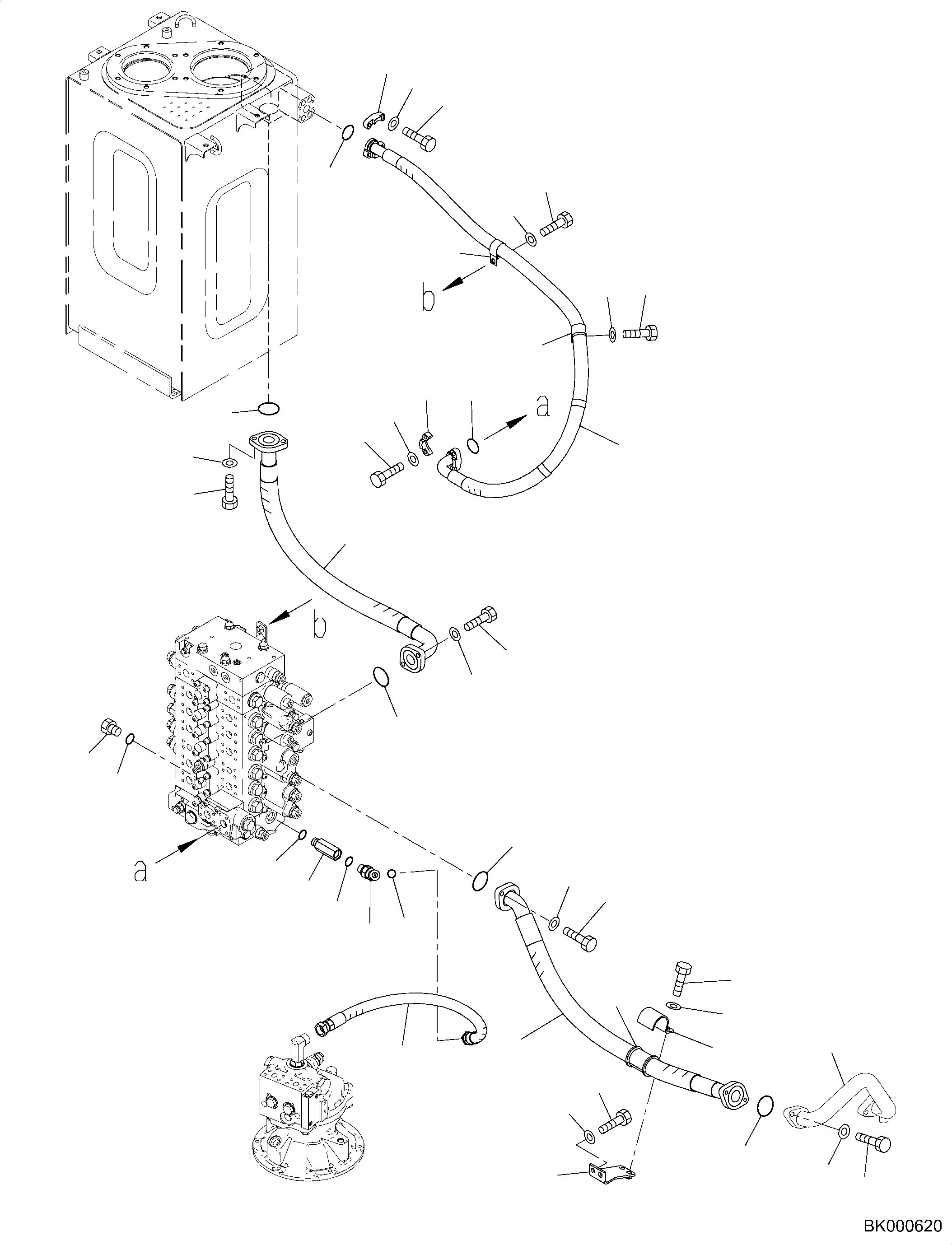 Шланг с торцевым уплотнением 02753-006A8 KOMATSU