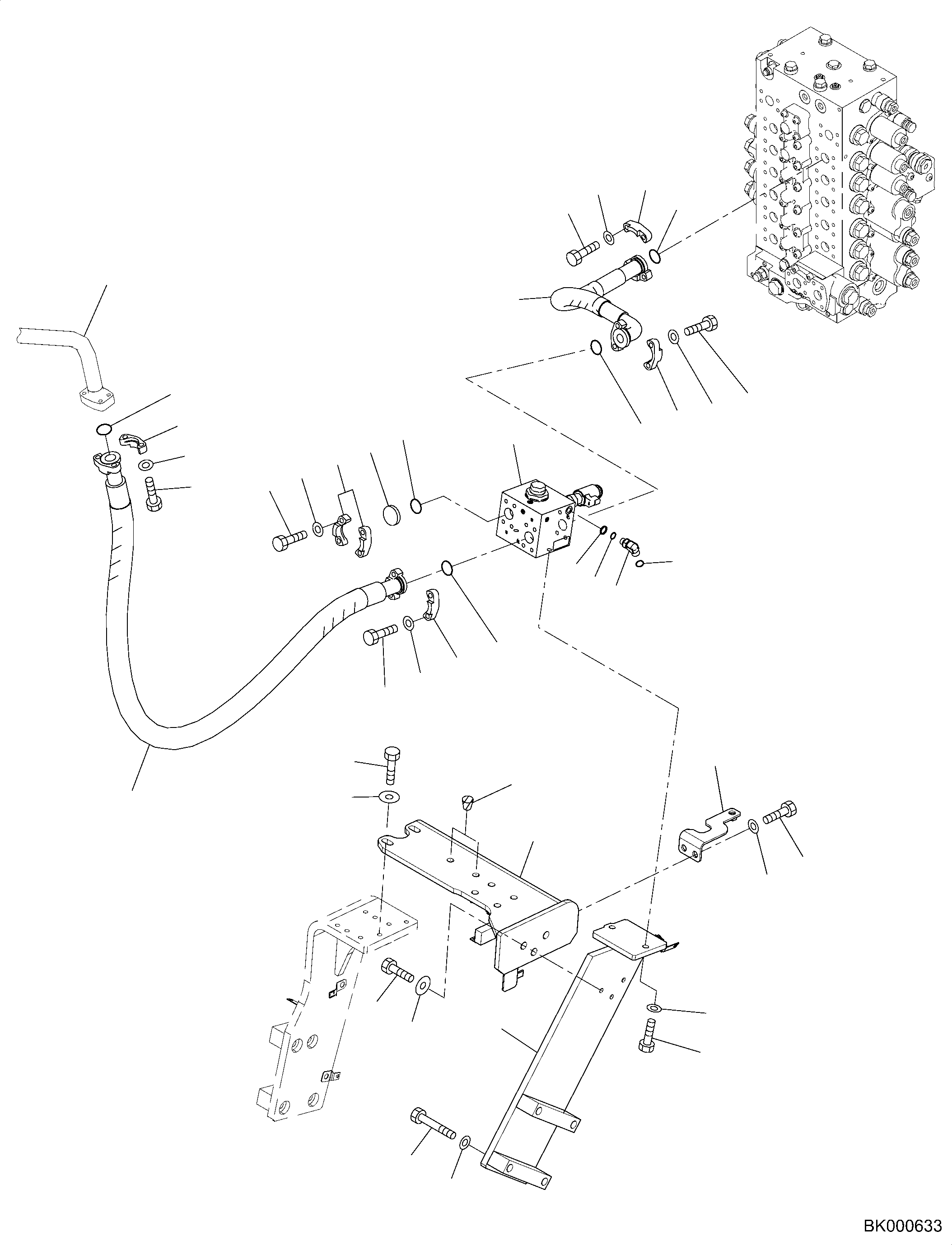 Шланг 07085-21017 KOMATSU