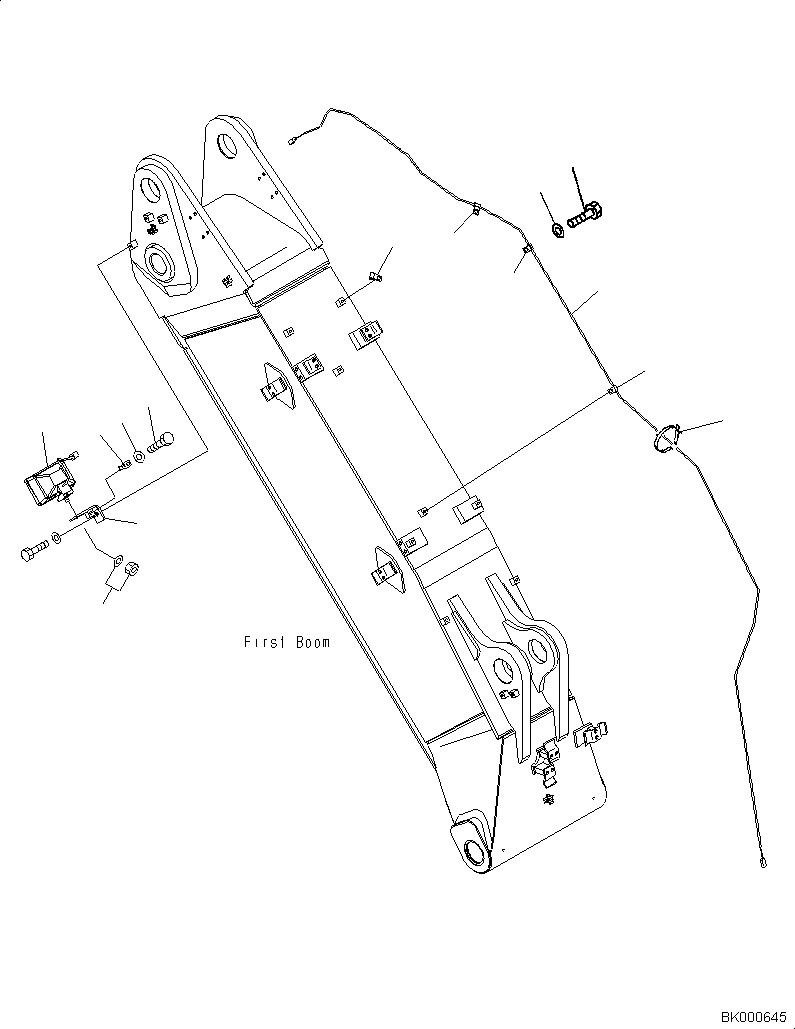 Жгут проводов 2A5-06-K2530 KOMATSU