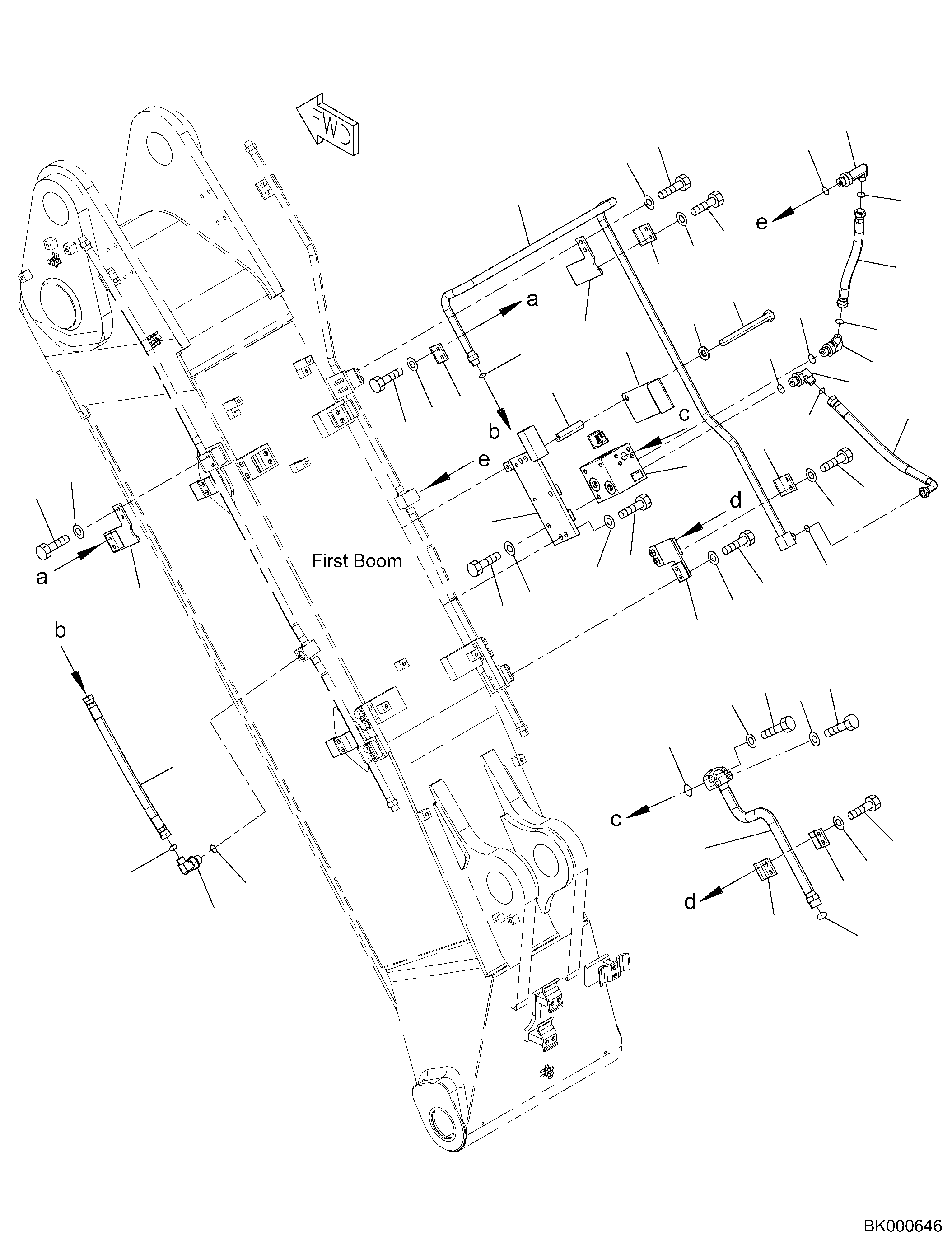 Шланг 2A5-62-K4611 KOMATSU
