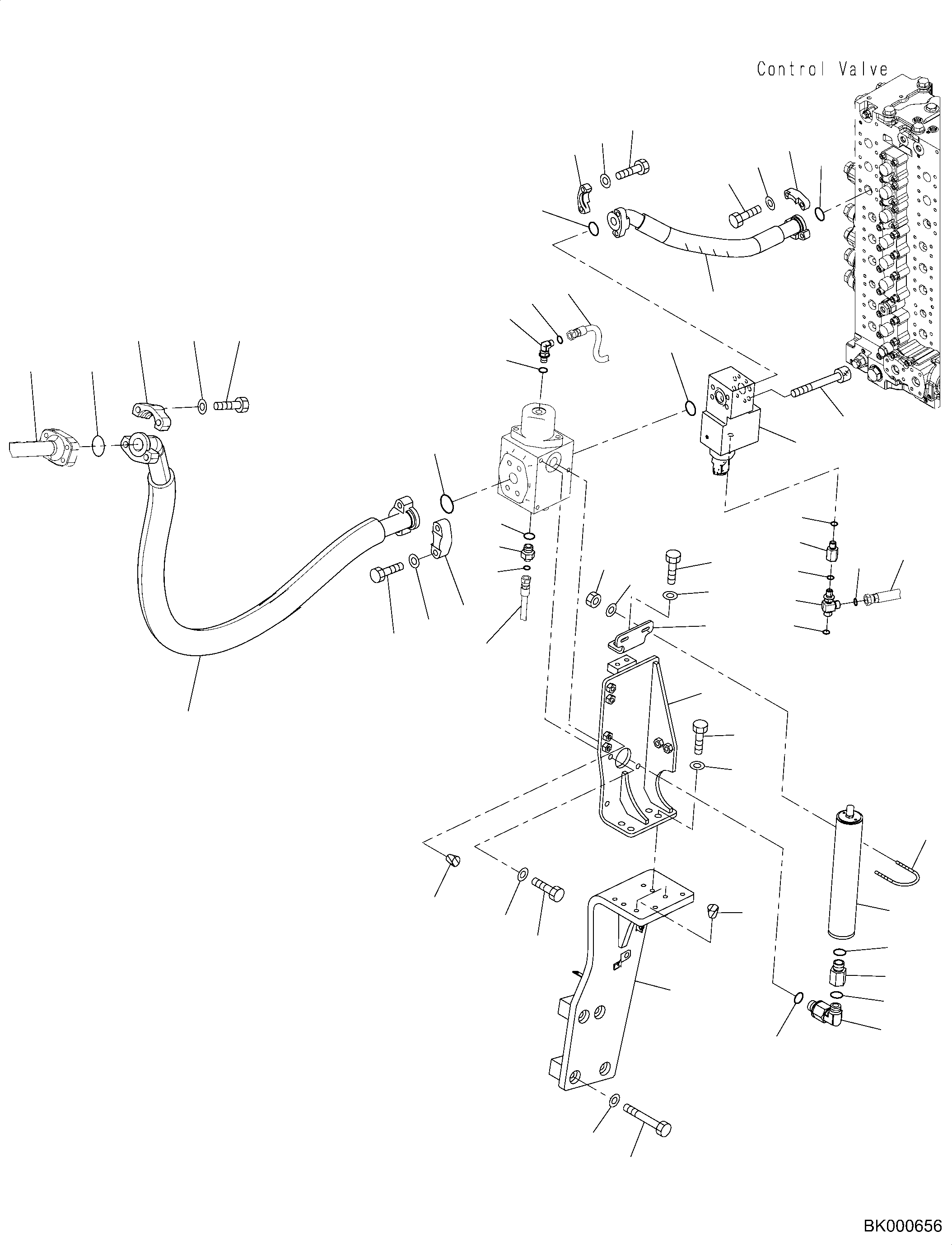 Клапан в сборе 2A5-62-27471 KOMATSU