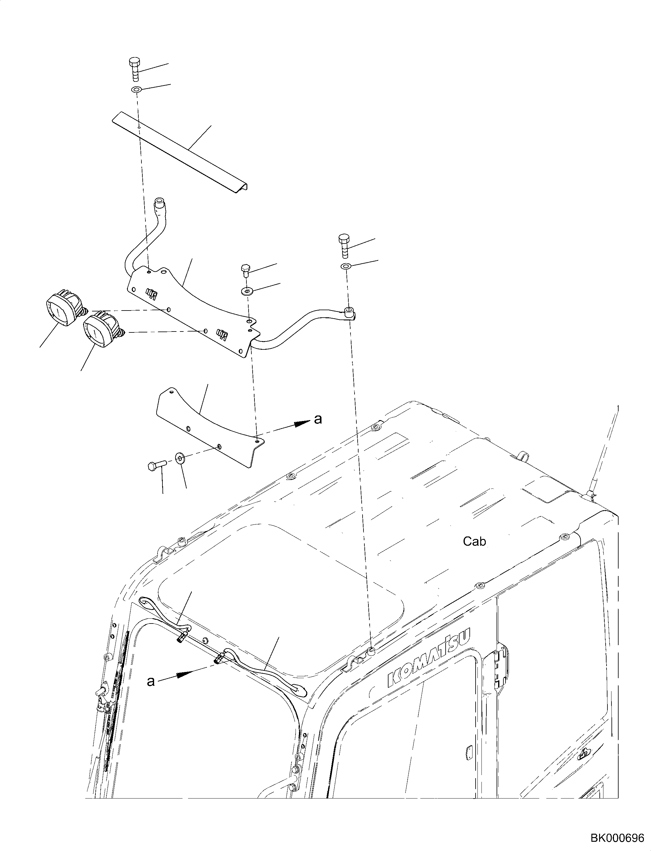 Жгут проводов 2A5-06-K2982 KOMATSU