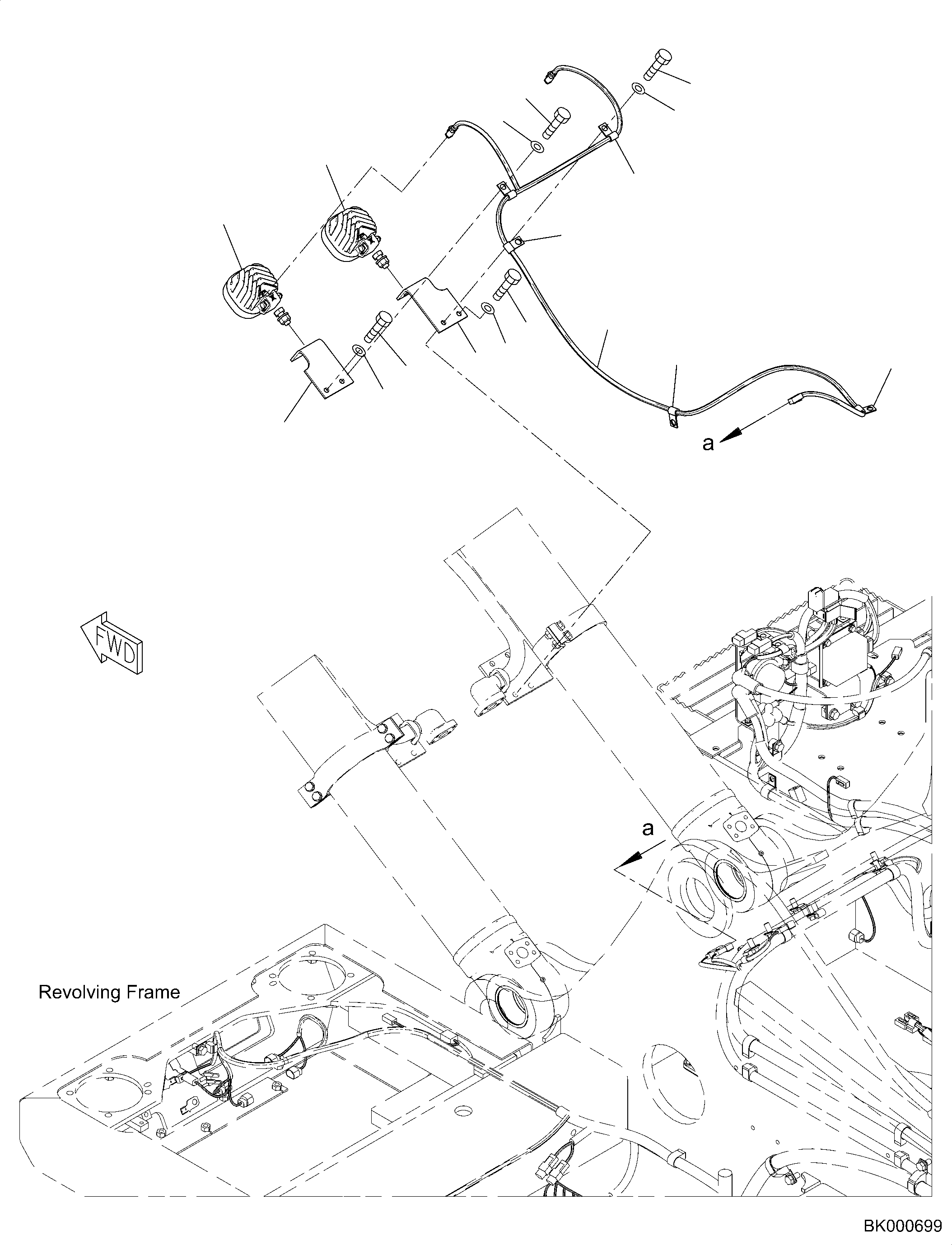 Кронштейн 2A7-06-K3710 KOMATSU