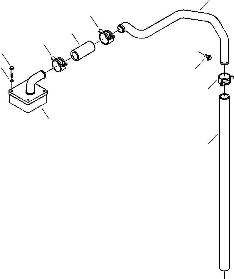 HOSE, PLAIN 6742-01-4530 KOMATSU