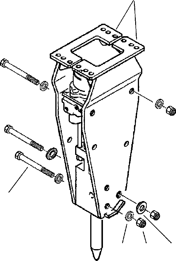 Side plates (right and left) WG86574662 KOMATSU