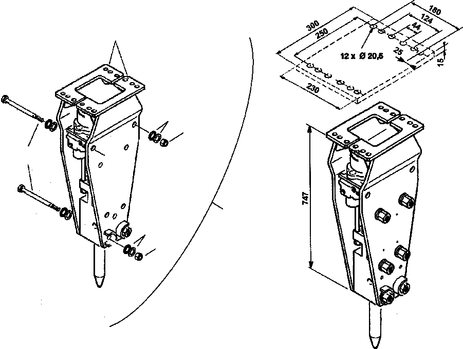 Side plates WG86512126 KOMATSU