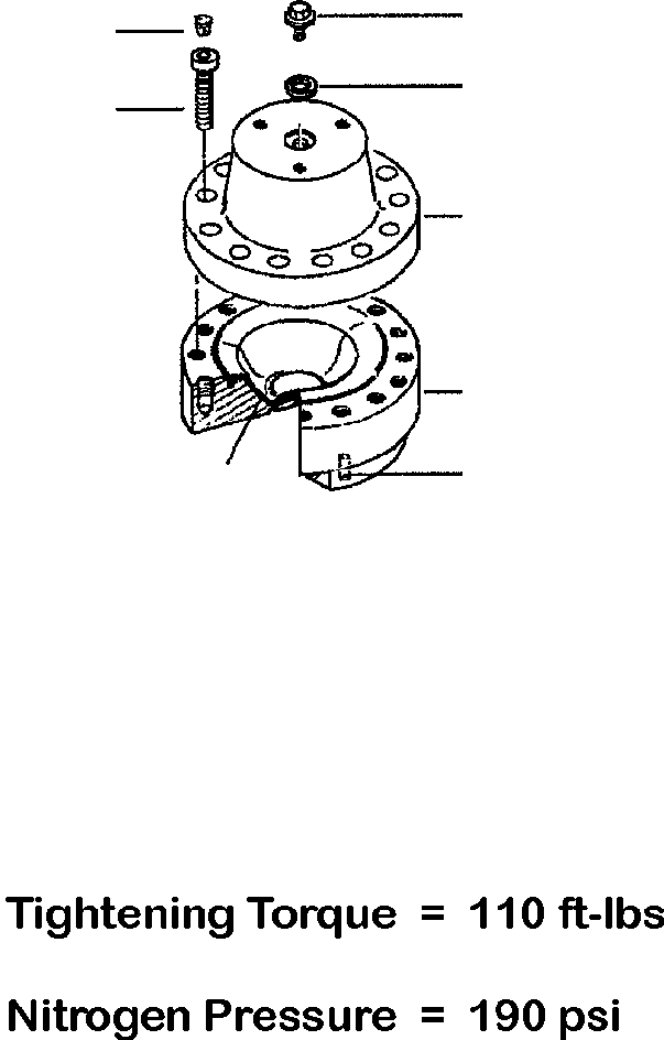 Lower flange WG86419884 KOMATSU