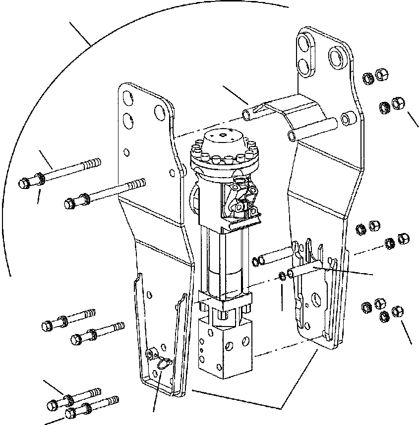 Side plates (right and left) WG86509288 KOMATSU