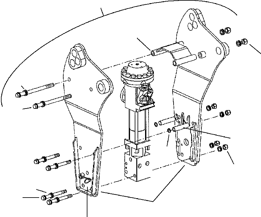 Side plates (right and left) WG86509296 KOMATSU