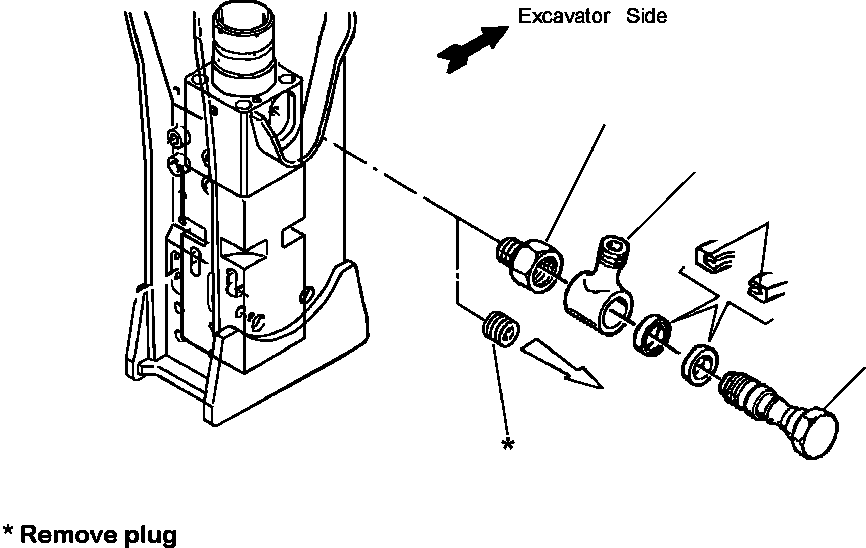Pressurization kit WG86411154 KOMATSU