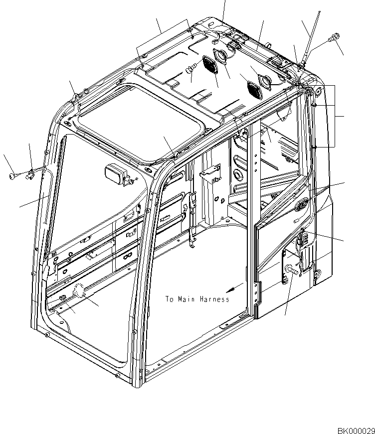 Жгут проводов 209-06-41941 KOMATSU