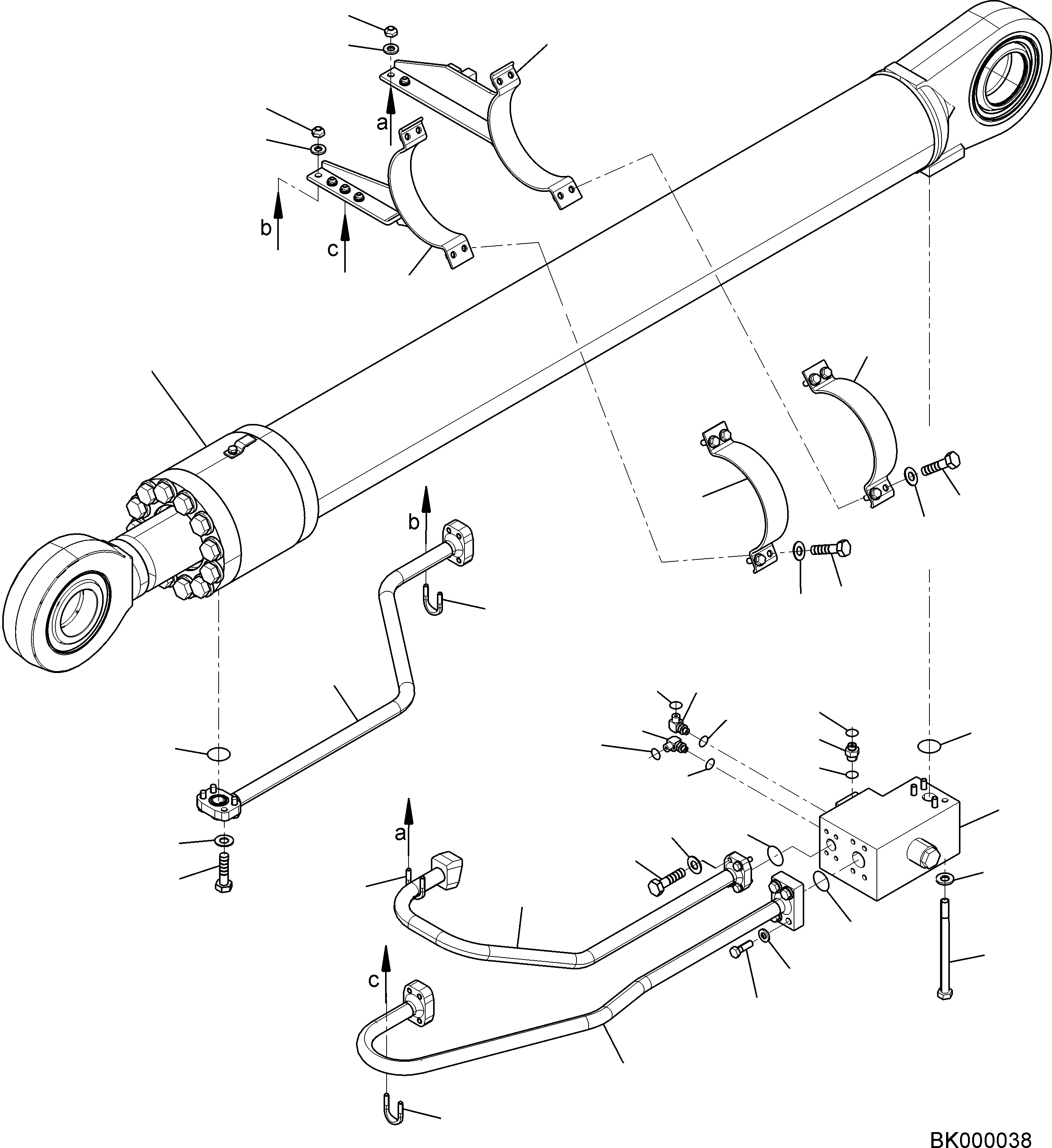 Boom Burst Valve 209-60-78313 KOMATSU