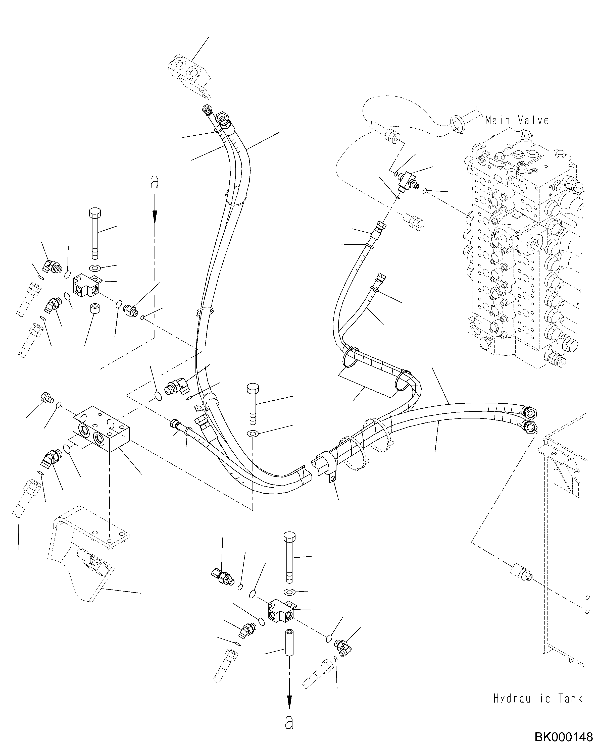 Шланг с торцевым уплотнением 02762-00532 KOMATSU