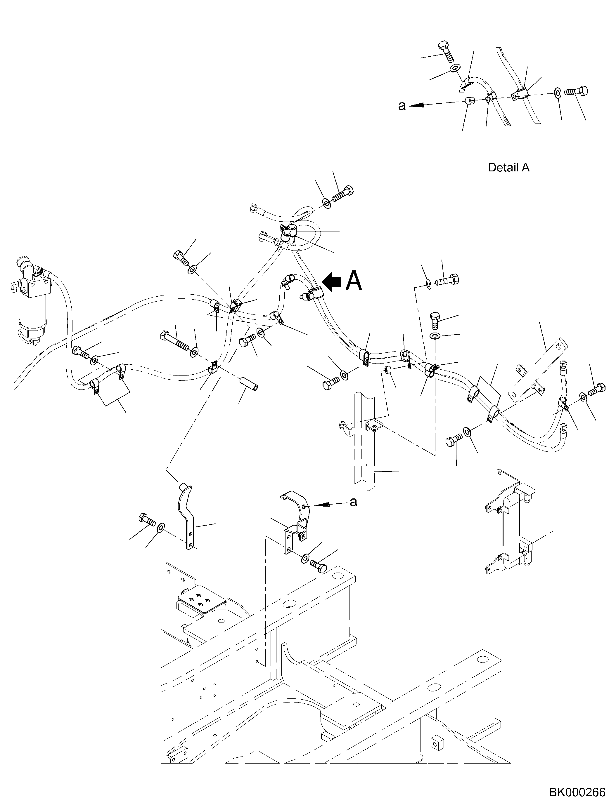 Stay(Cooling System,Aftercooler and Radiator Piping) (2A5-03-25581) KOMATSU