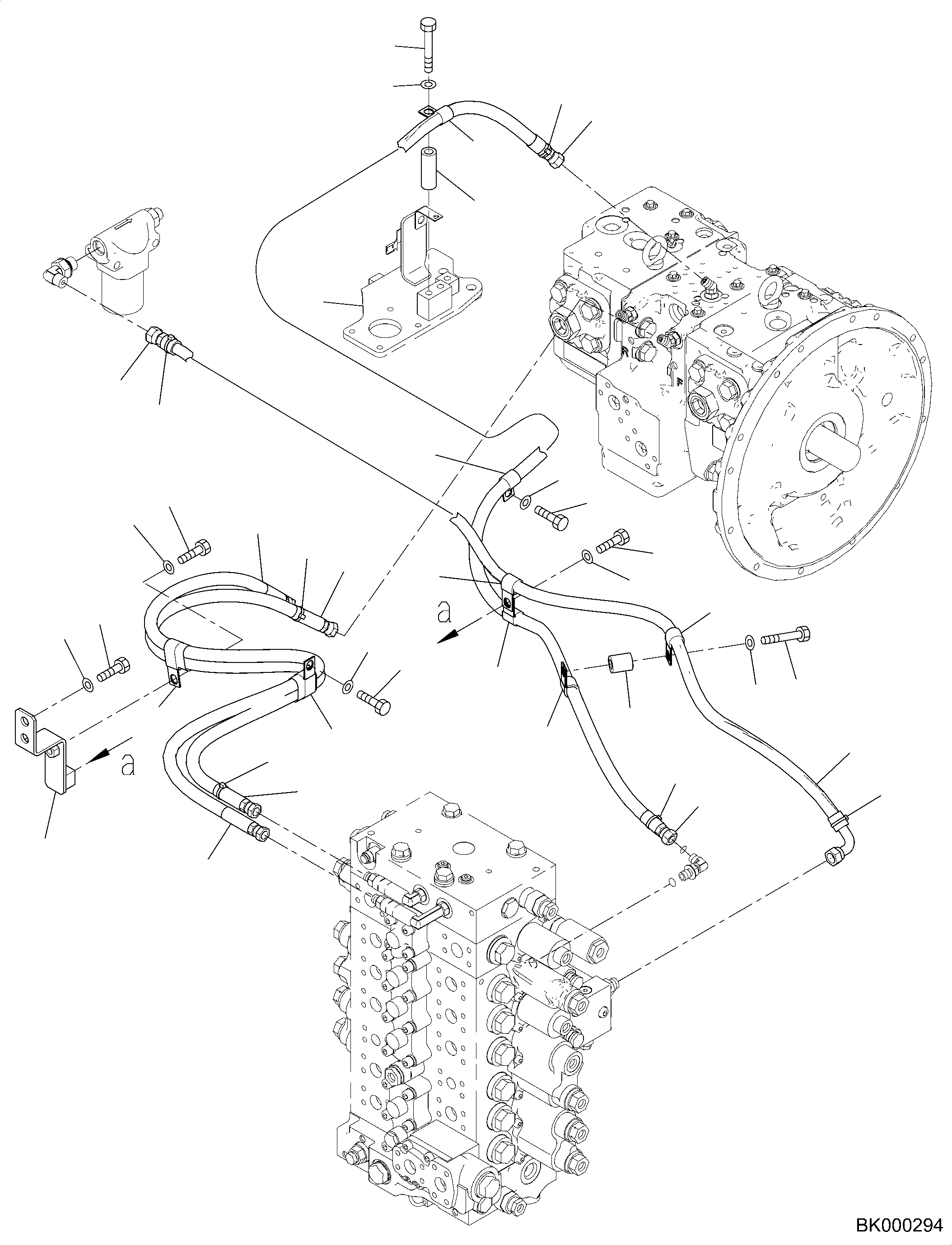 Шланг 2A5-62-K2230 KOMATSU