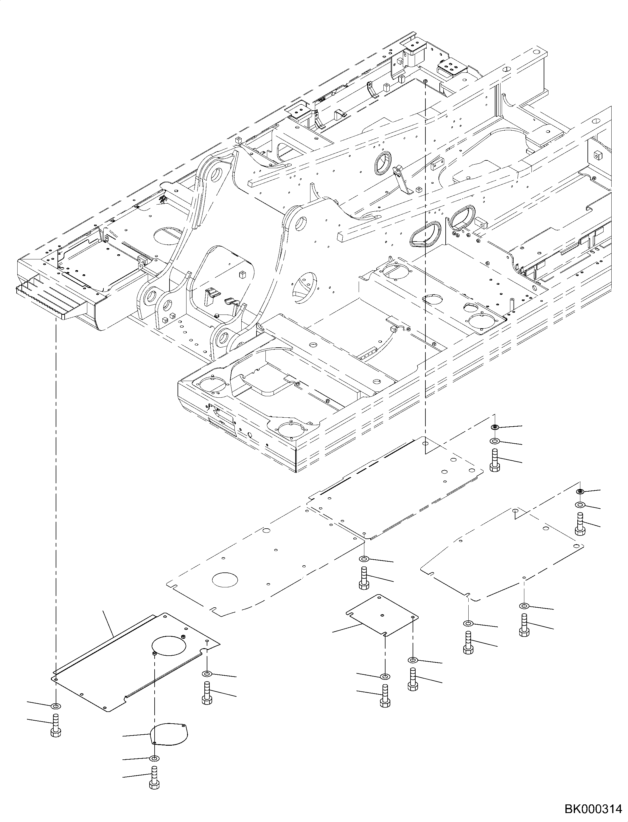 Крышка 2A5-54-K2231 KOMATSU