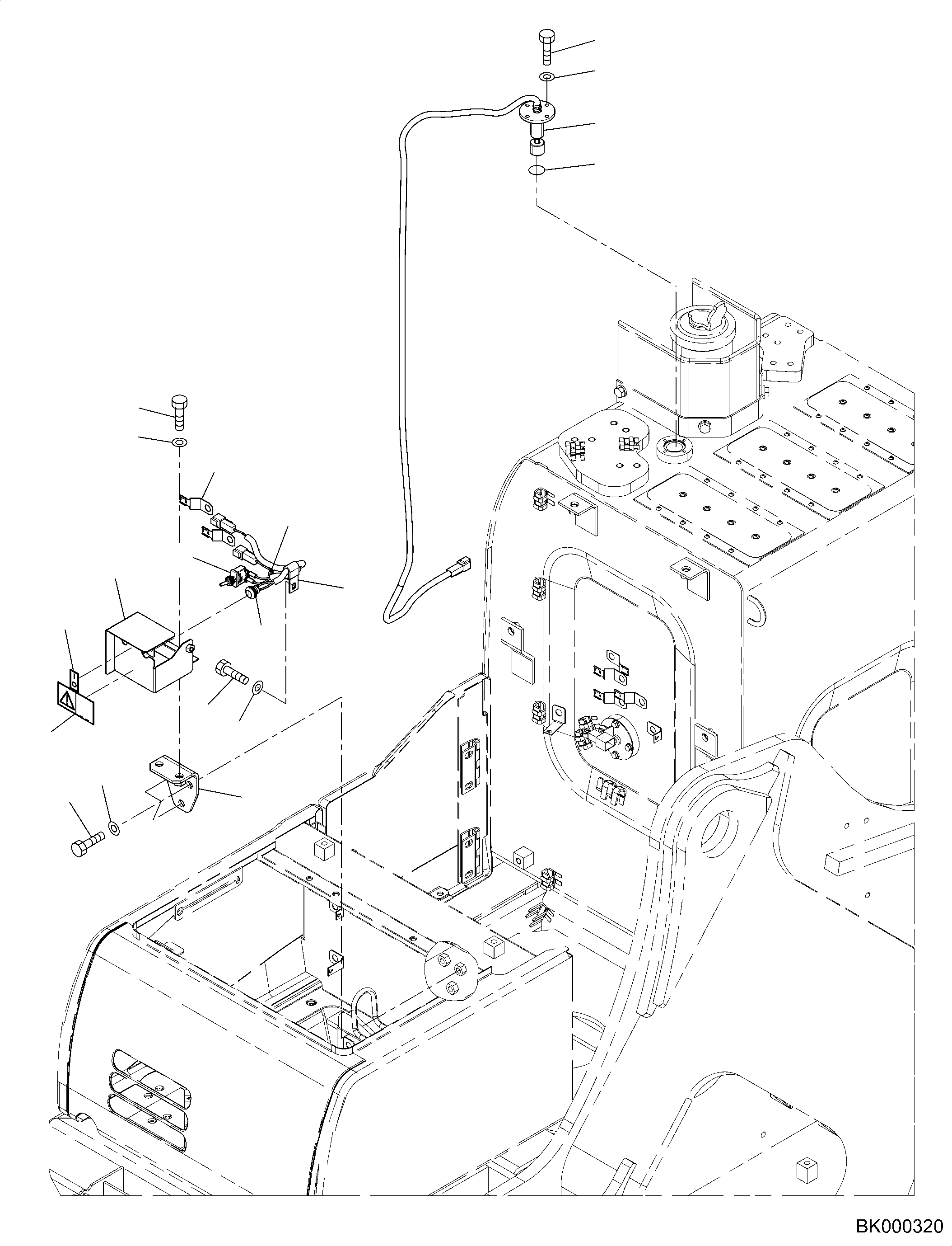 Кронштейн 2A5-04-K1340 KOMATSU