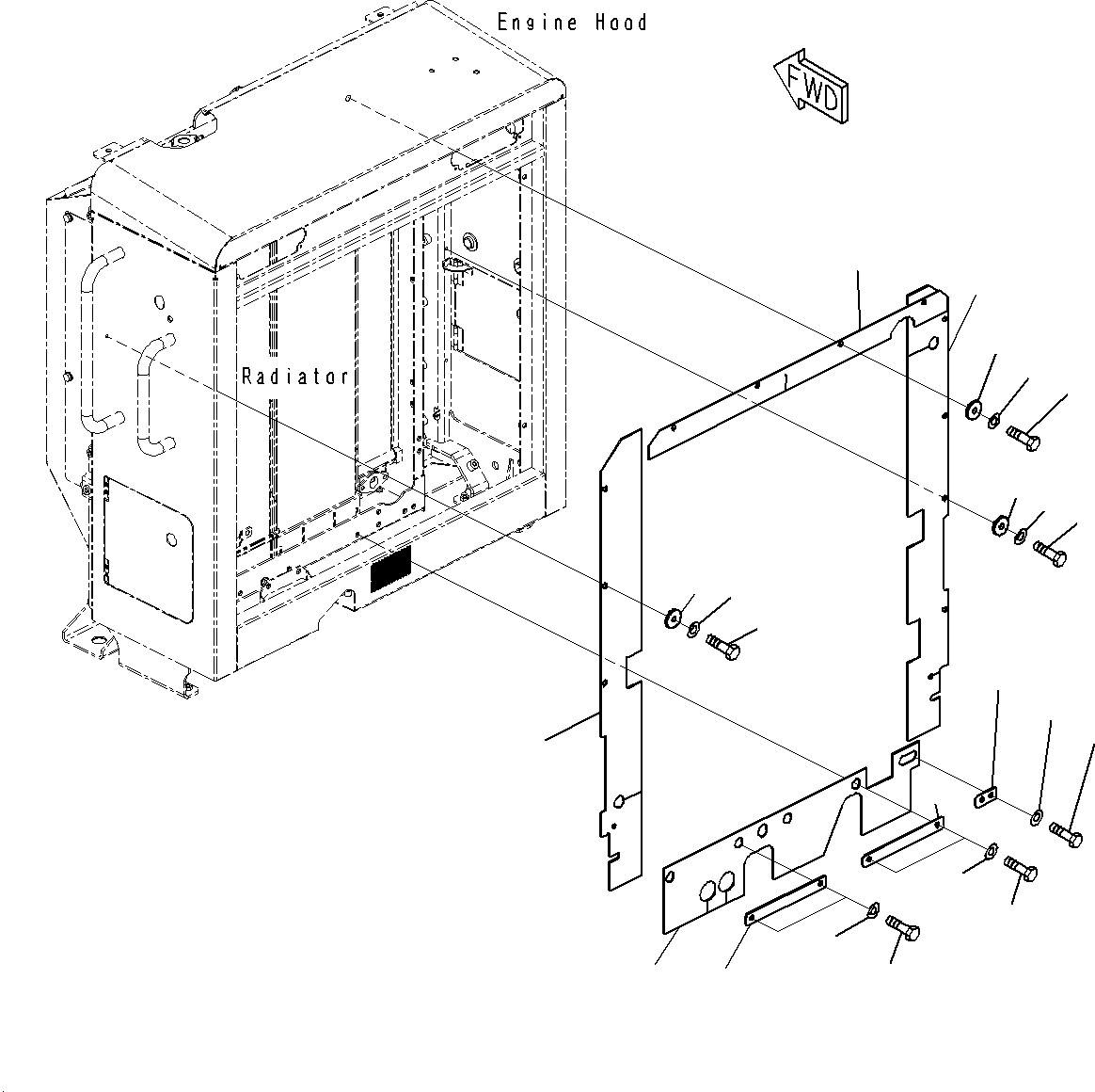 Лист 23H-03-15840 KOMATSU