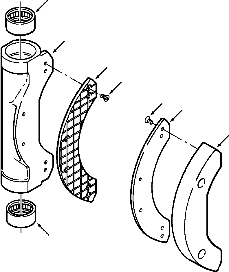 SHOE, APPLY 1267 862 H1 KOMATSU