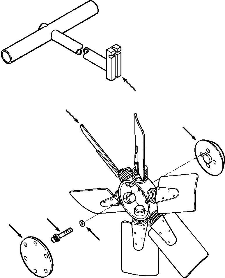 TOOL, FAN REVERSING 645 240 C1 KOMATSU