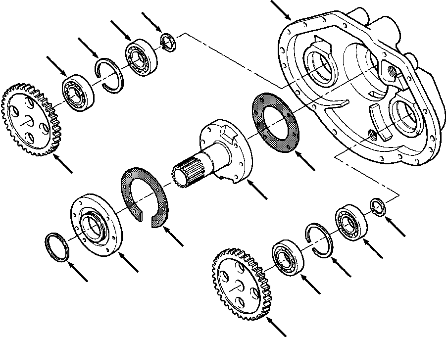 HOUSING ASSEMBLY, REAR 1260 469 H91 KOMATSU