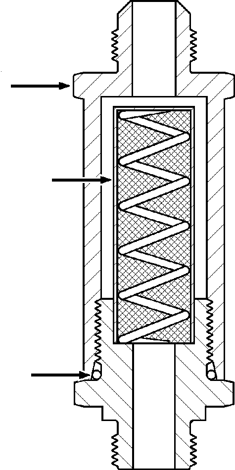 FILTER, FITTING 1306 410 H92 KOMATSU