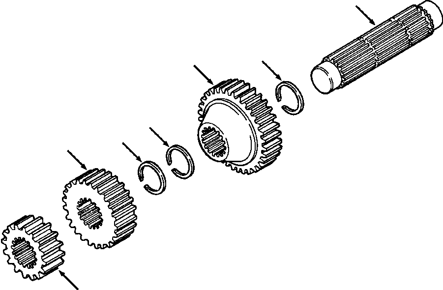 COUNTERSHAFT 716 832 C91 KOMATSU