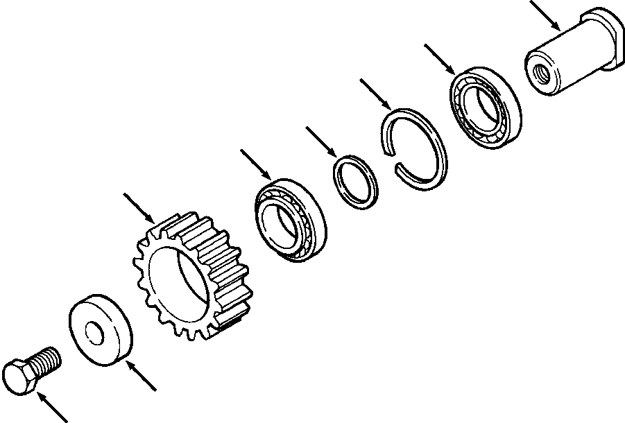 CONE, BEARING 619 386 R91 KOMATSU