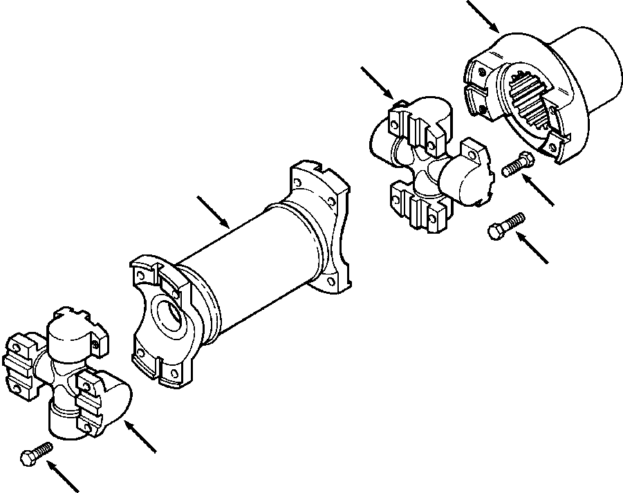 SHAFT ASSY, DRIVE 1277 976 H91 KOMATSU