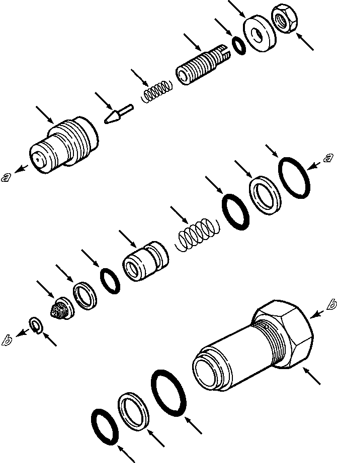 VALVE ASSY, SYSTEM RELIEF 1299 230 H91 KOMATSU