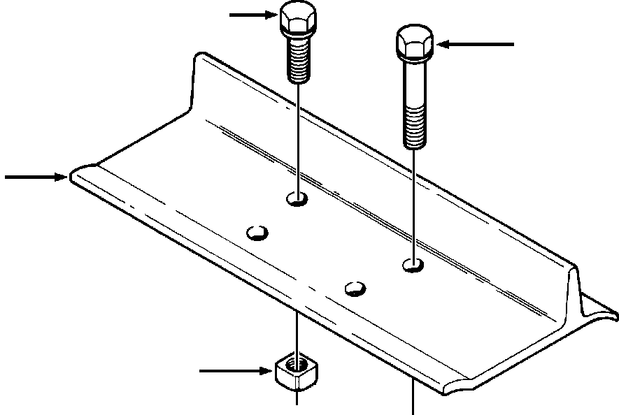 BOLT, TRACK SHOE 616 199 C4 KOMATSU