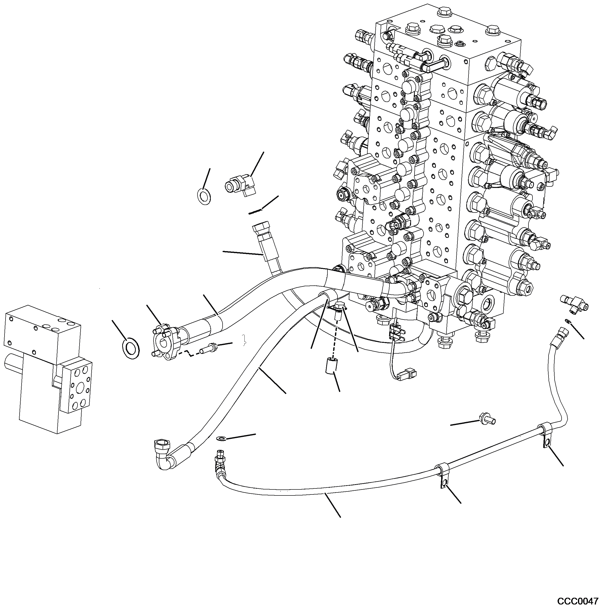 Шланг 02775-00518 KOMATSU
