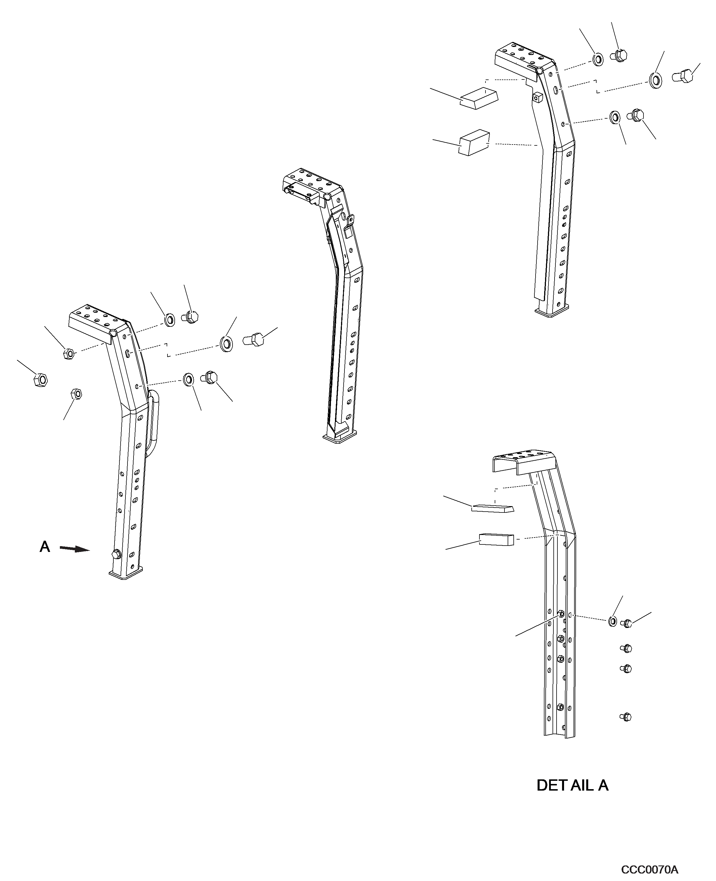 Лист 2A6-54-A0140 KOMATSU