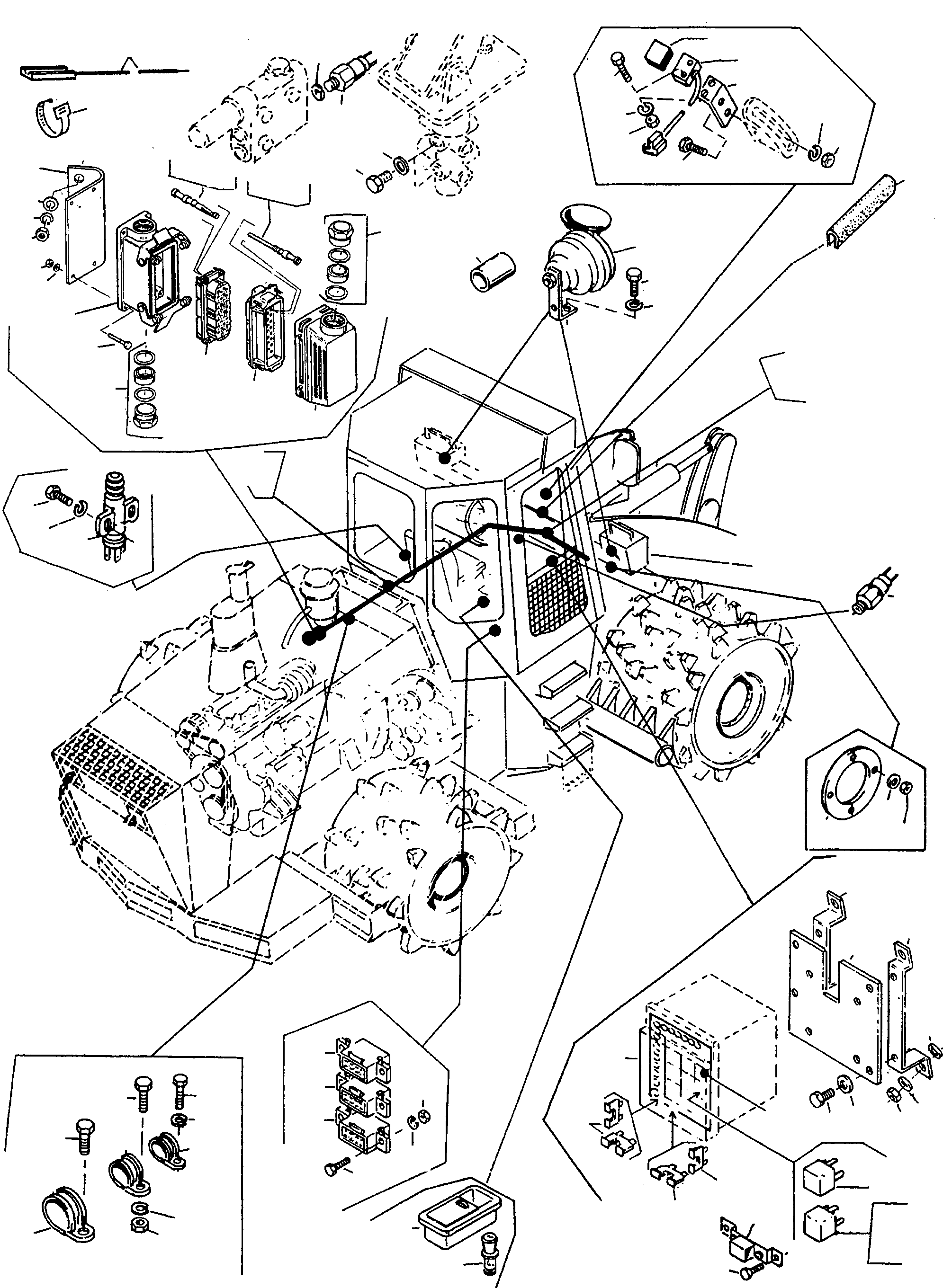 NOTE PLATE 4220136M1 KOMATSU