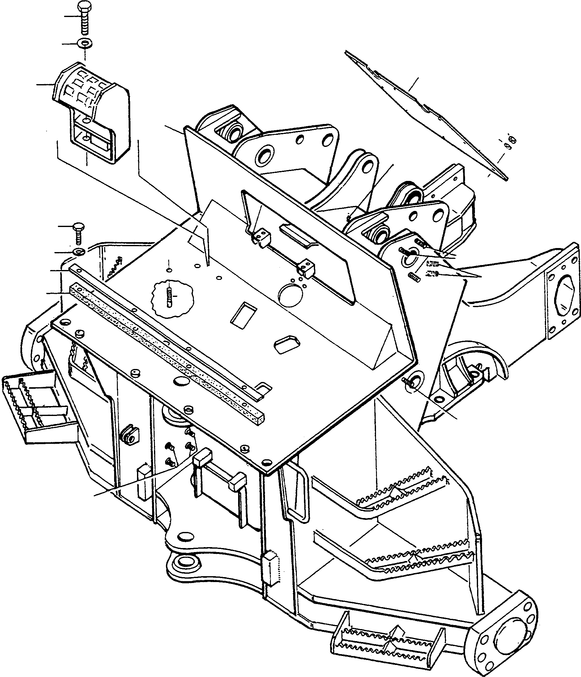 Упор 4246505M91 KOMATSU