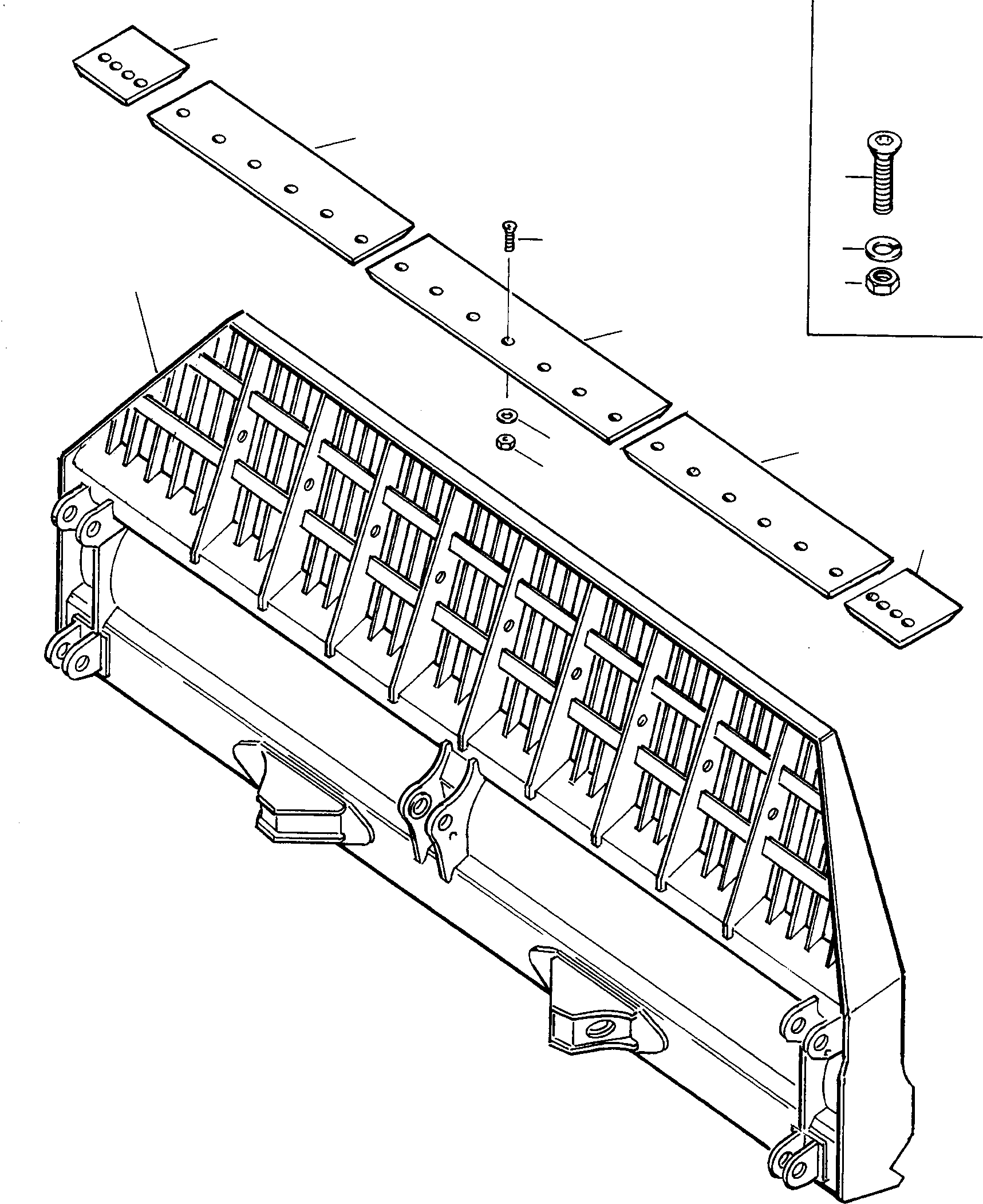 Режущая кромка 3086351M1 KOMATSU