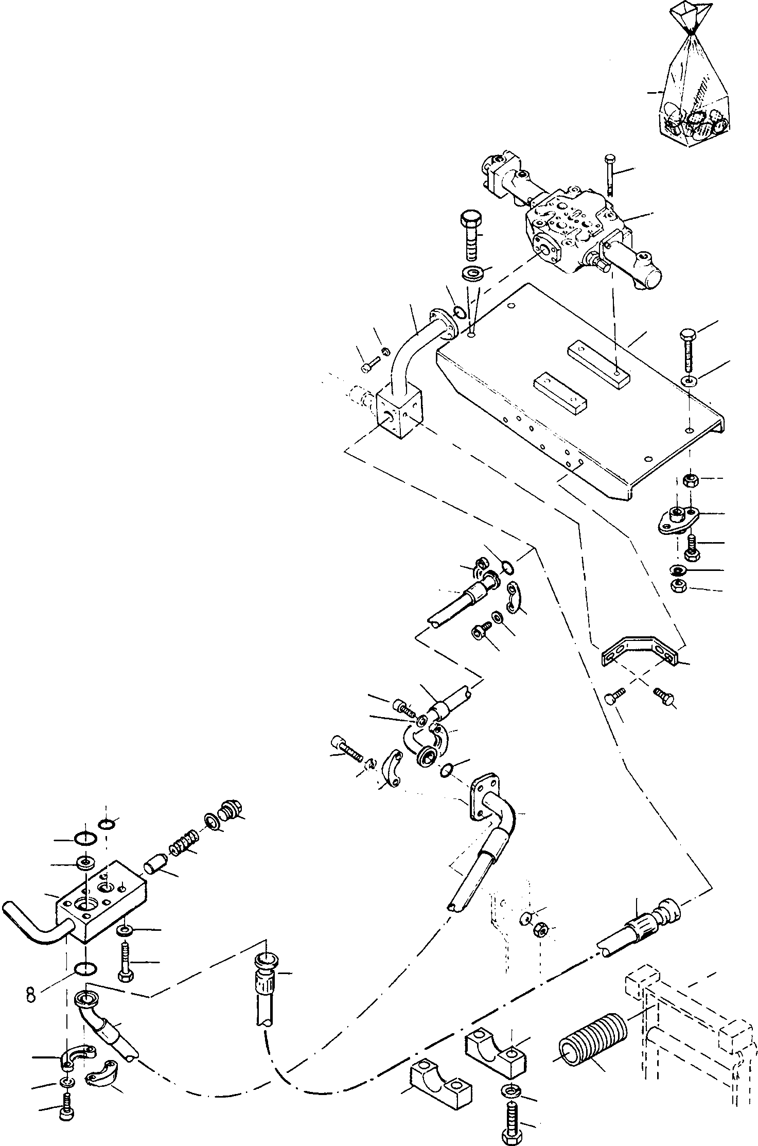 Распределительный коллектор 4220366M91 KOMATSU